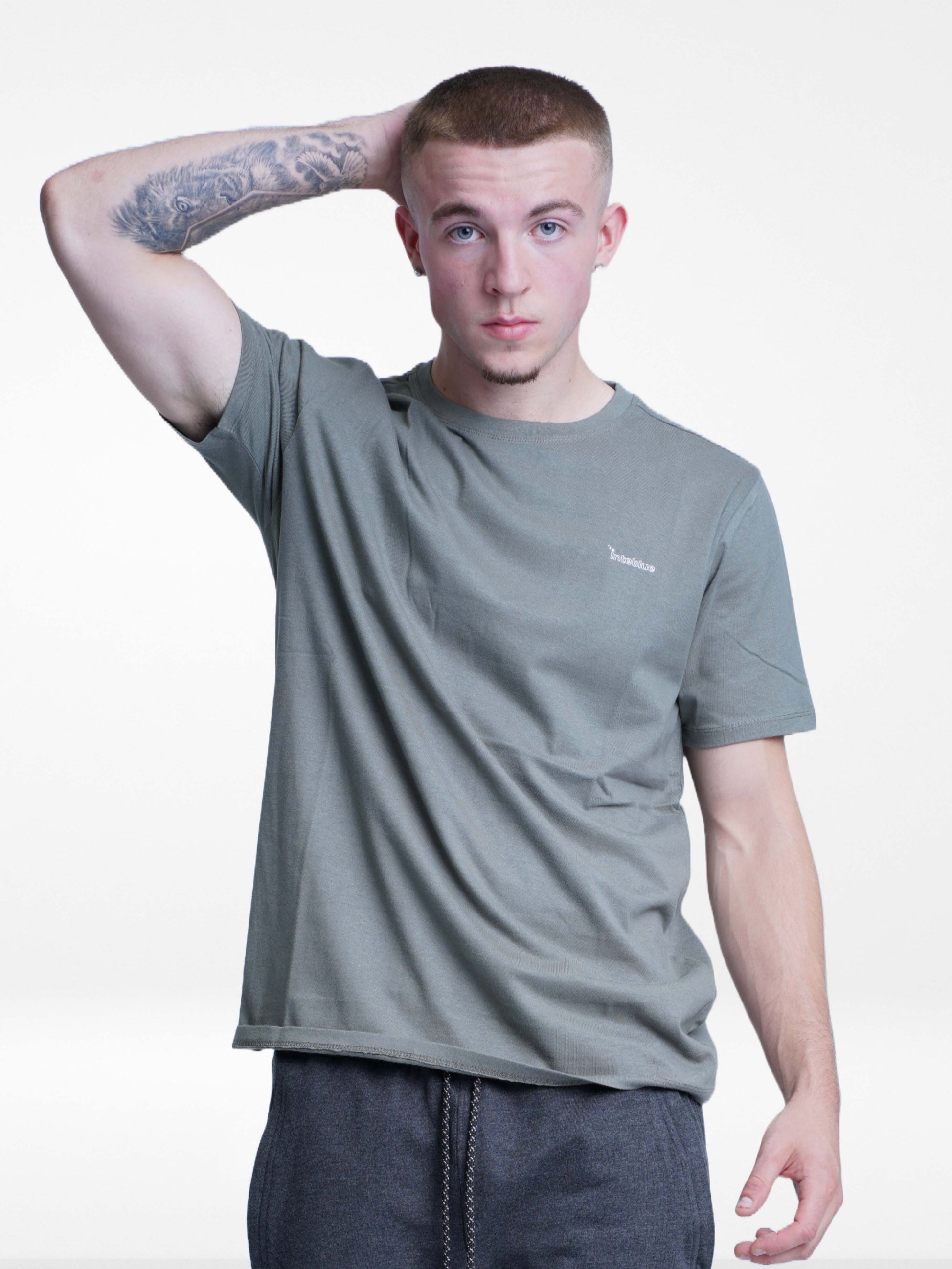 Men's Slim-Fit Cotton T-Shirt - Inteblu™