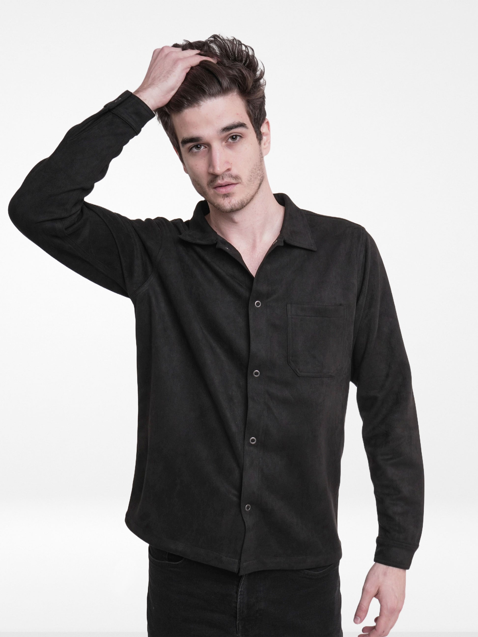 Men's Suede Shirt - Inteblu™