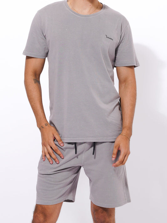 Slim Fit T-Shirt & Shorts Set -Summer Outfit