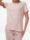 Women Short Sleeve Cotton Loungewear Set - Inteblu™