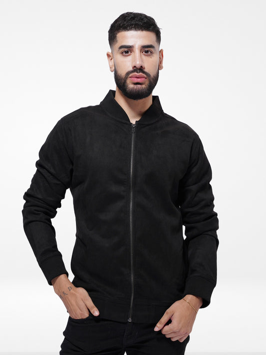 Men Casual Suede Bomber Jacket - Inteblu™