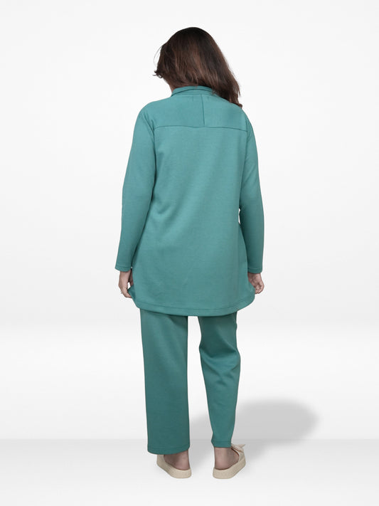 Women's High Neck Half Zip Pullover Sweatshirt Long Sleeve Top | Trendy Relaxed Fit, Casual & Athleisure Wear