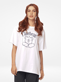Women Cute Bear Graphics Print Cotton T-shirt - Inteblu™