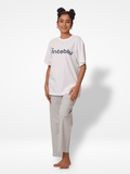 Women Graphics Logo Print Cotton T-shirt - Inteblu™