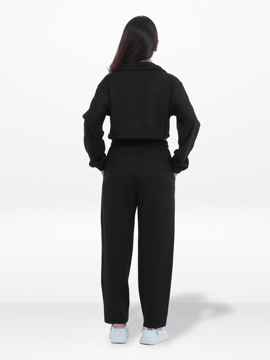 Women's Long Sleeve Cropped Top Half Zip Pullover Sweatshirt | Trendy Relaxed Fit, Casual & Athleisure Wear