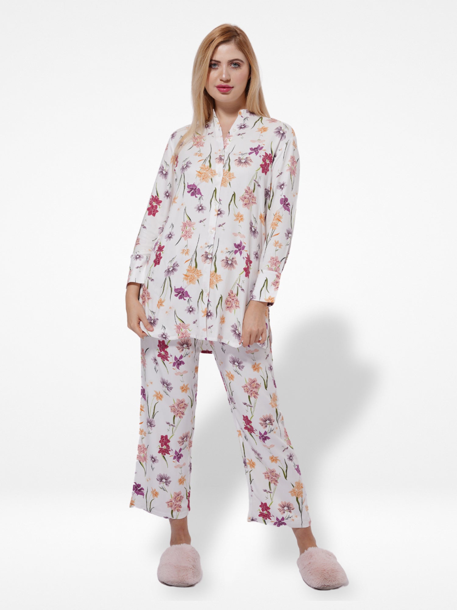 Women All-Over Floral Print Co-Ord Set - Inteblu™