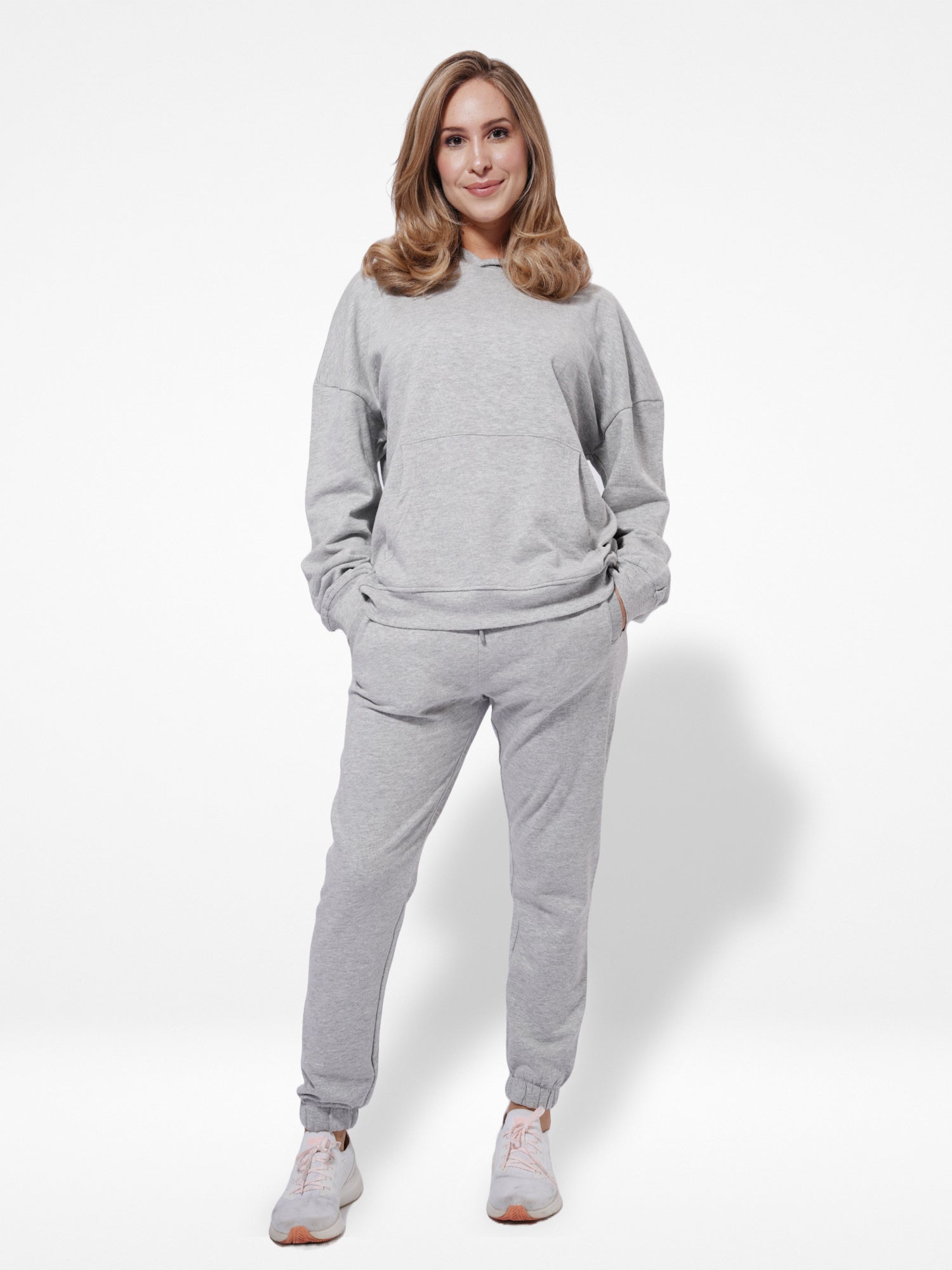 Women Hoodies Joggers Set on Cotton Fabric - Inteblu™