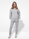 Women Hoodies Joggers Set on Cotton Fabric - Inteblu™