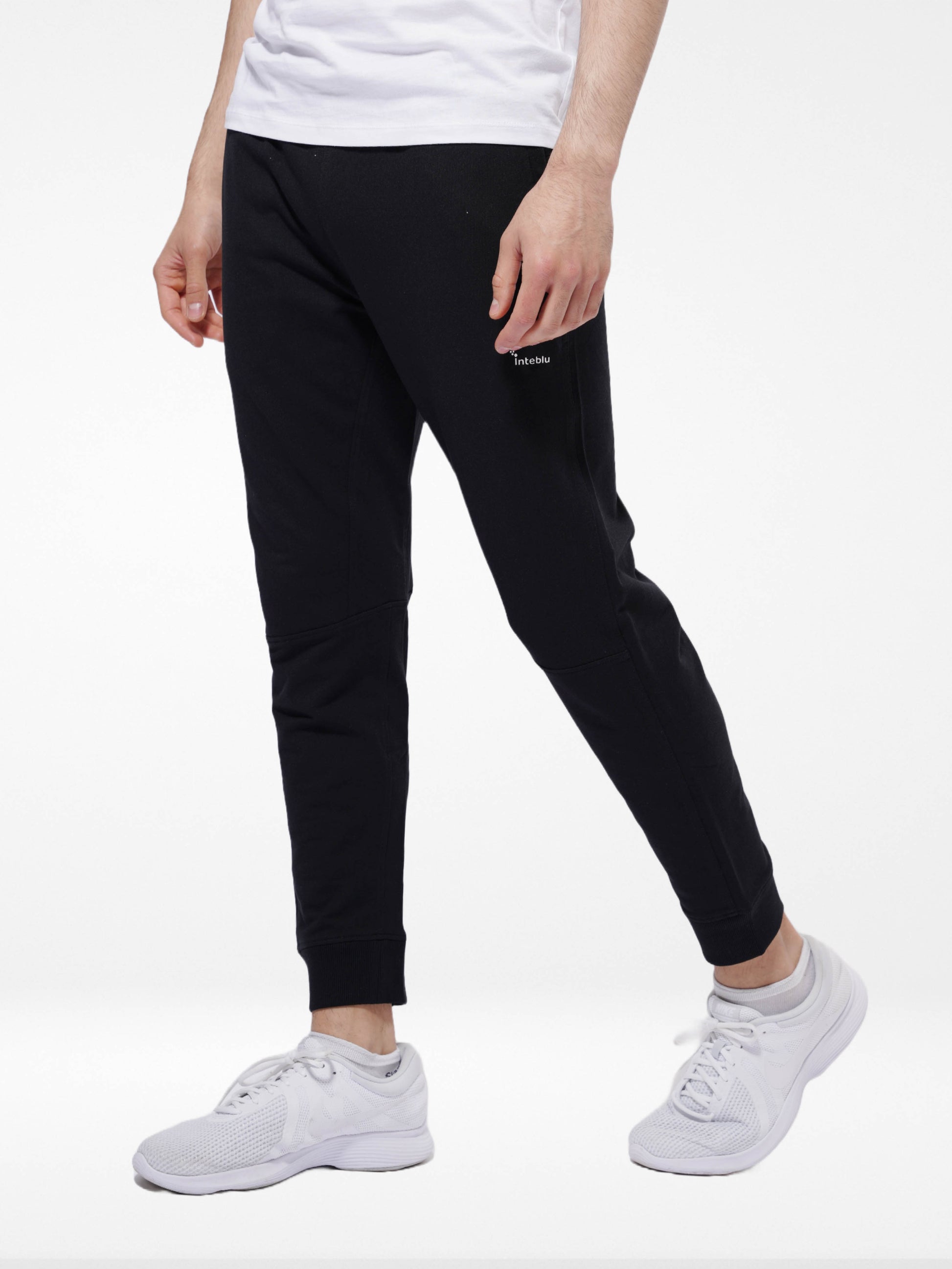 Comfy Men's Cotton Short-Length Terry Joggers - Inteblu™