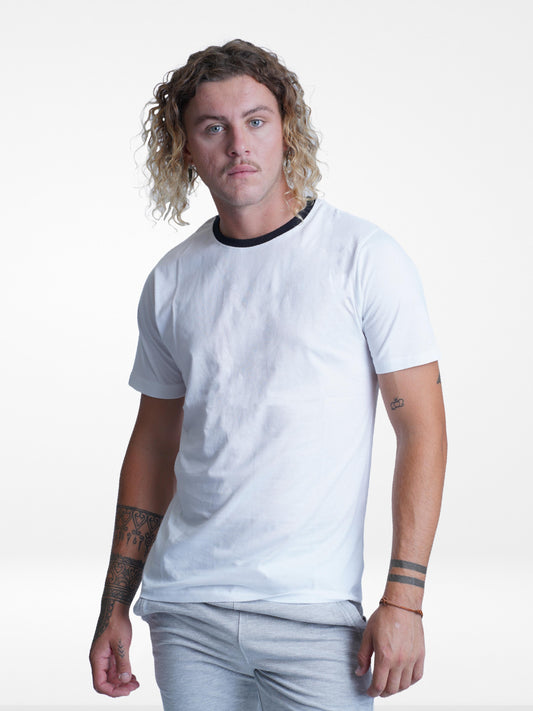 Men's Regular T-shirt, Customize Collar. - Inteblu™
