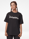Women Graphics Logo Print Cotton T-shirt - Inteblu™