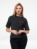 Women's Oversized Dance fit T-Shirt - Black - Inteblu™
