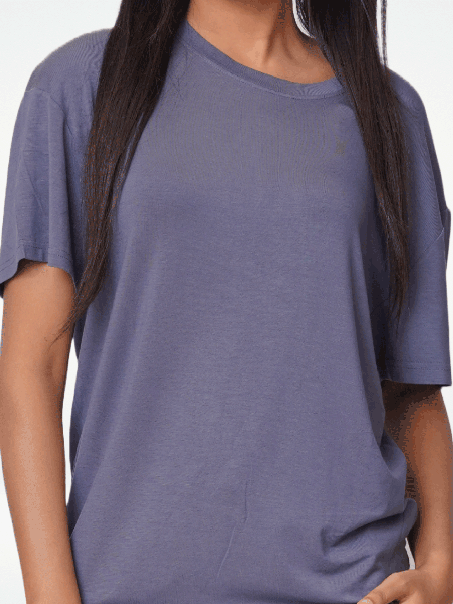 Women Oversized T-Shirt Short Sleeve - Inteblu™