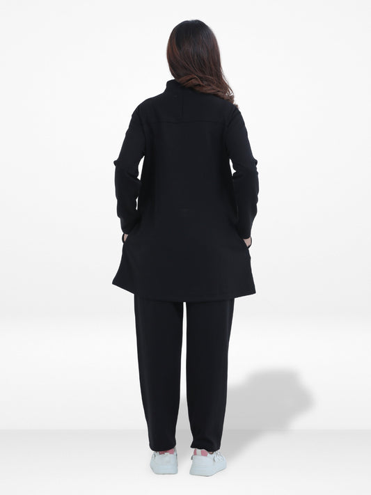 Women's High Neck Half Zip Pullover Sweatshirt Long Sleeve Top | Trendy Relaxed Fit, Casual & Athleisure Wear