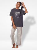 Women Cute Bear Print T-shirt with Short Sleeves and Round Neck - Inteblu™
