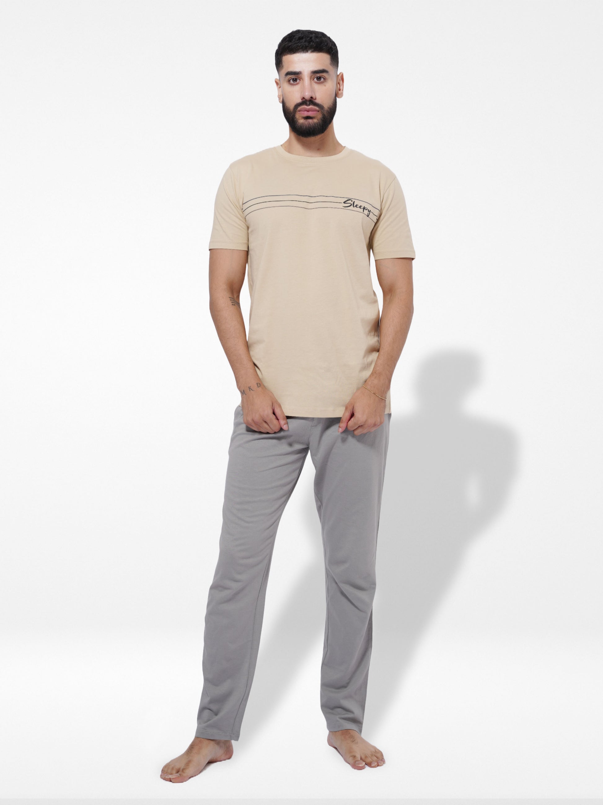 Men's Prints T-Shirt & Full Pants Set - Inteblu™