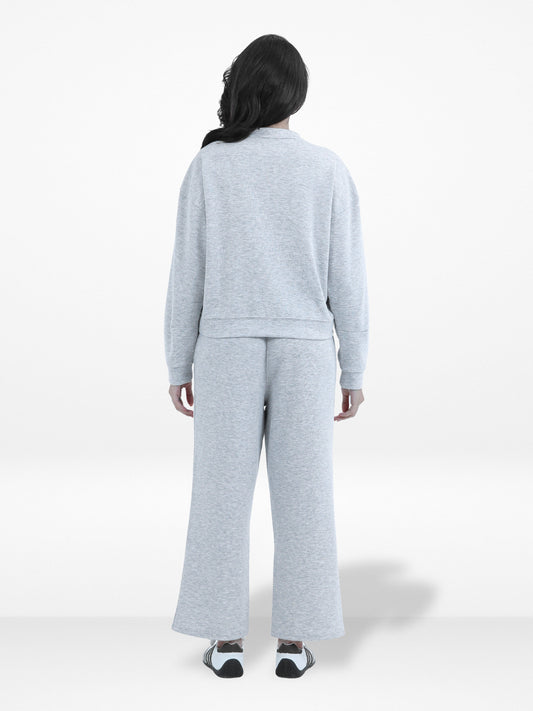 Women’s Two-Piece Sweatshirt Set – Long Sleeve Top & Jogger Pants, Comfortable & Stylish Lounge Wear