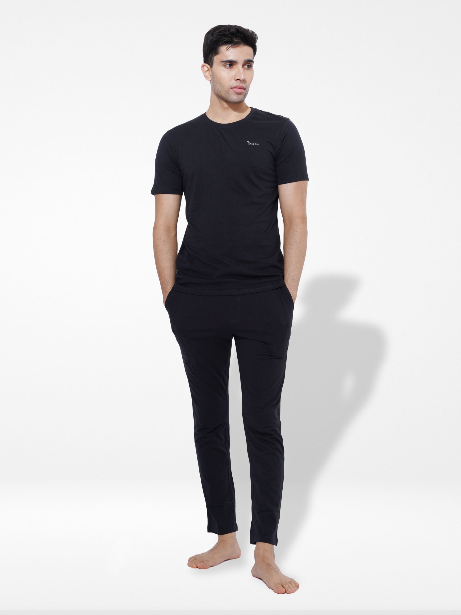 Men's Summer T-Shirt & Full Pants Set - Inteblu™