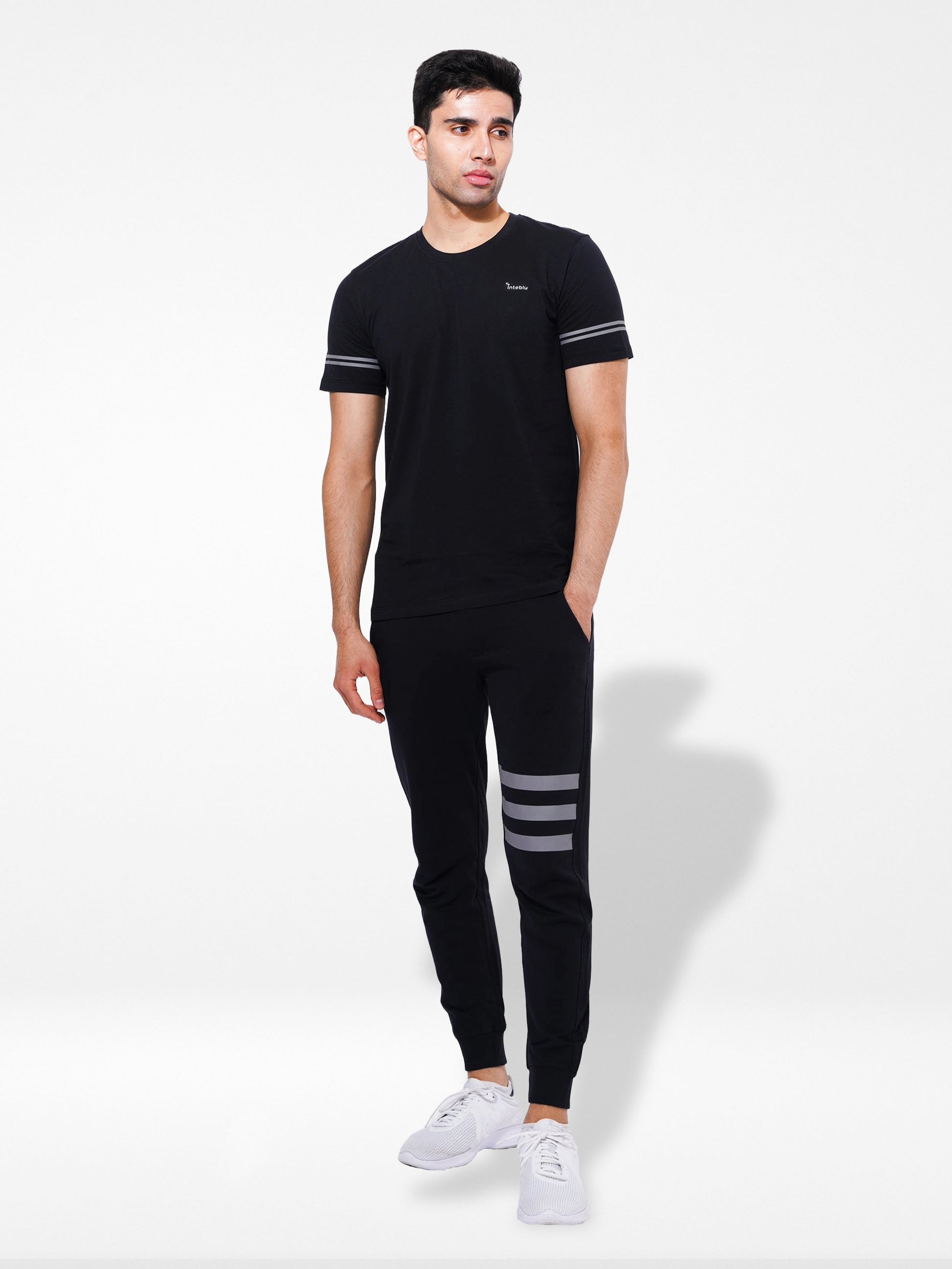 Striped Cotton Loungewear for Men - Inteblu™