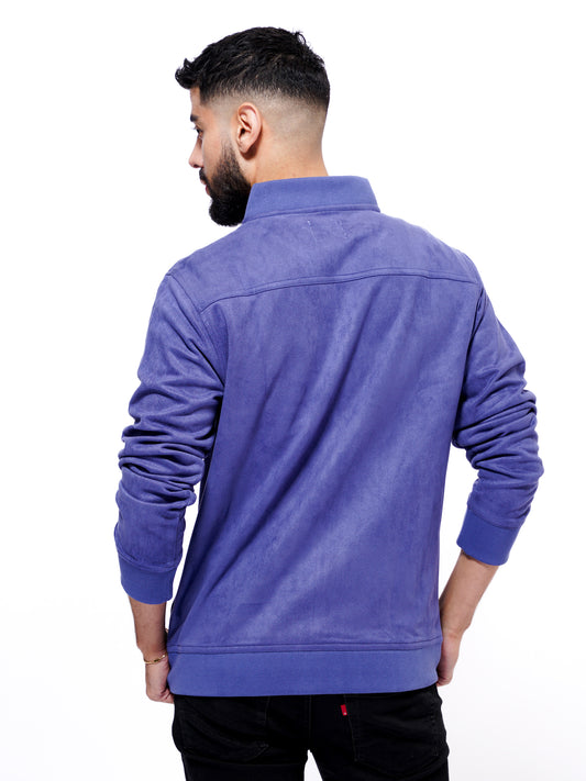 Men Casual Suede Bomber Jacket - Inteblu™