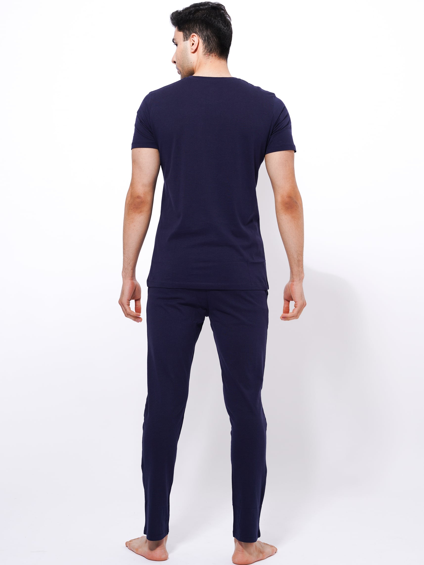 Men's Summer T-Shirt & Full Pants Set - inteblu