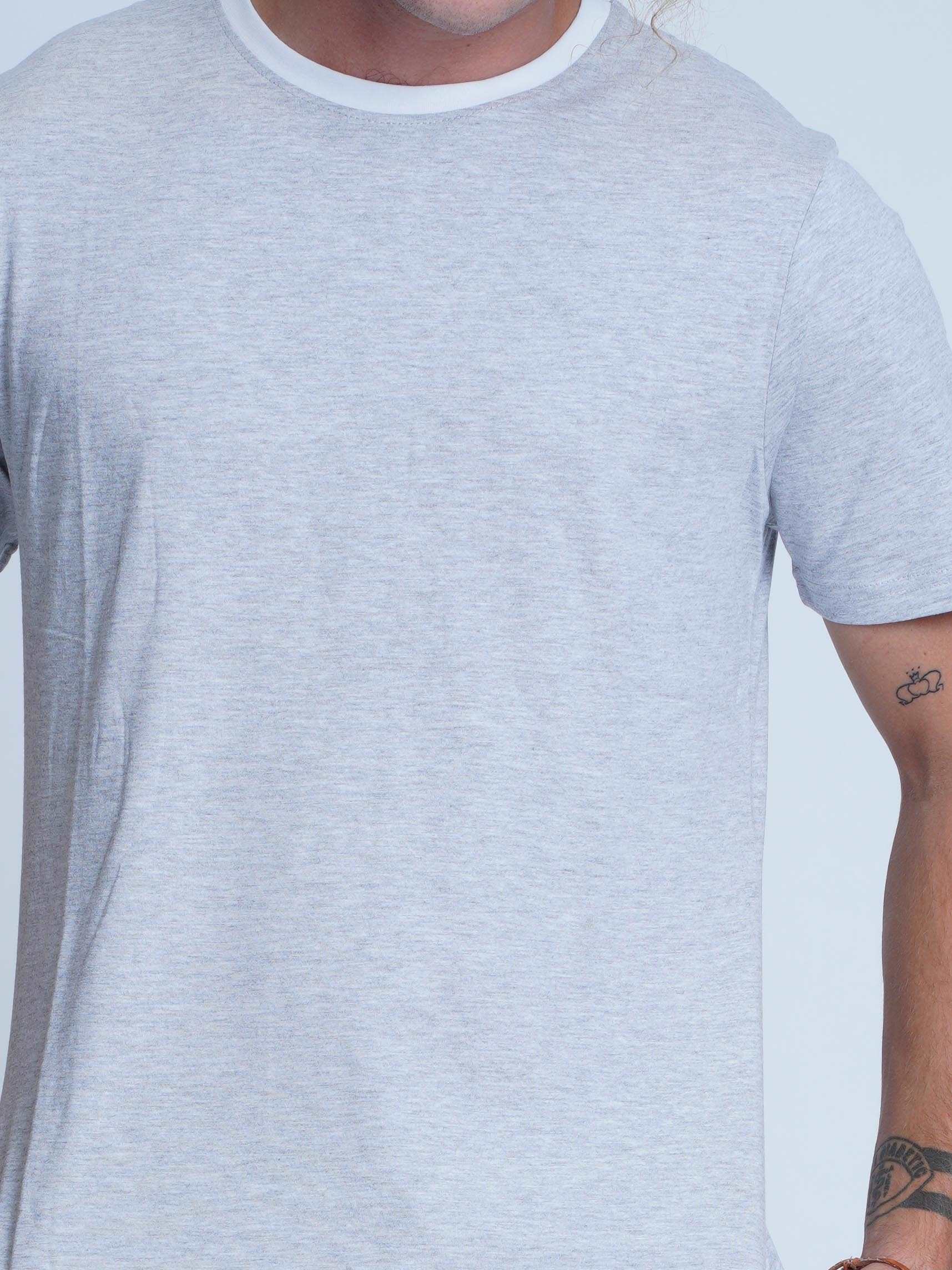 Men T-shirt & Customize Collar. - Inteblu™