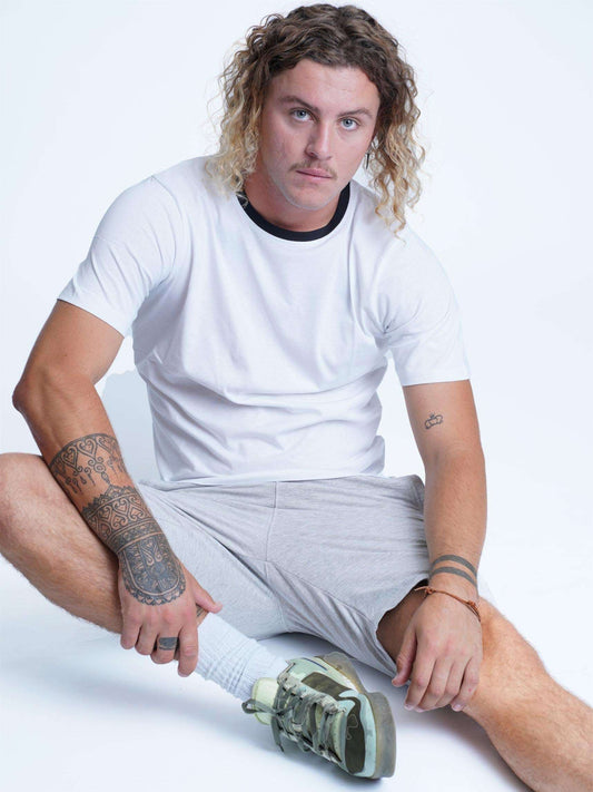 Men's Regular T-shirt, Customize Collar. - Inteblu™