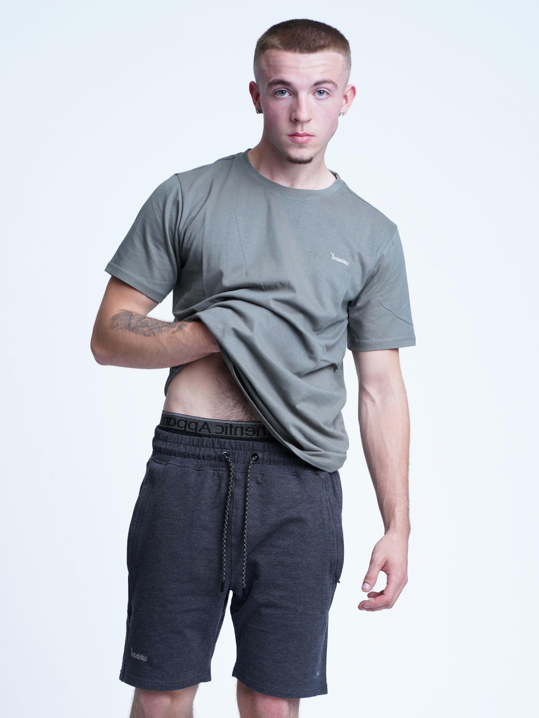 Men's Slim-Fit Cotton T-Shirt - inteblu