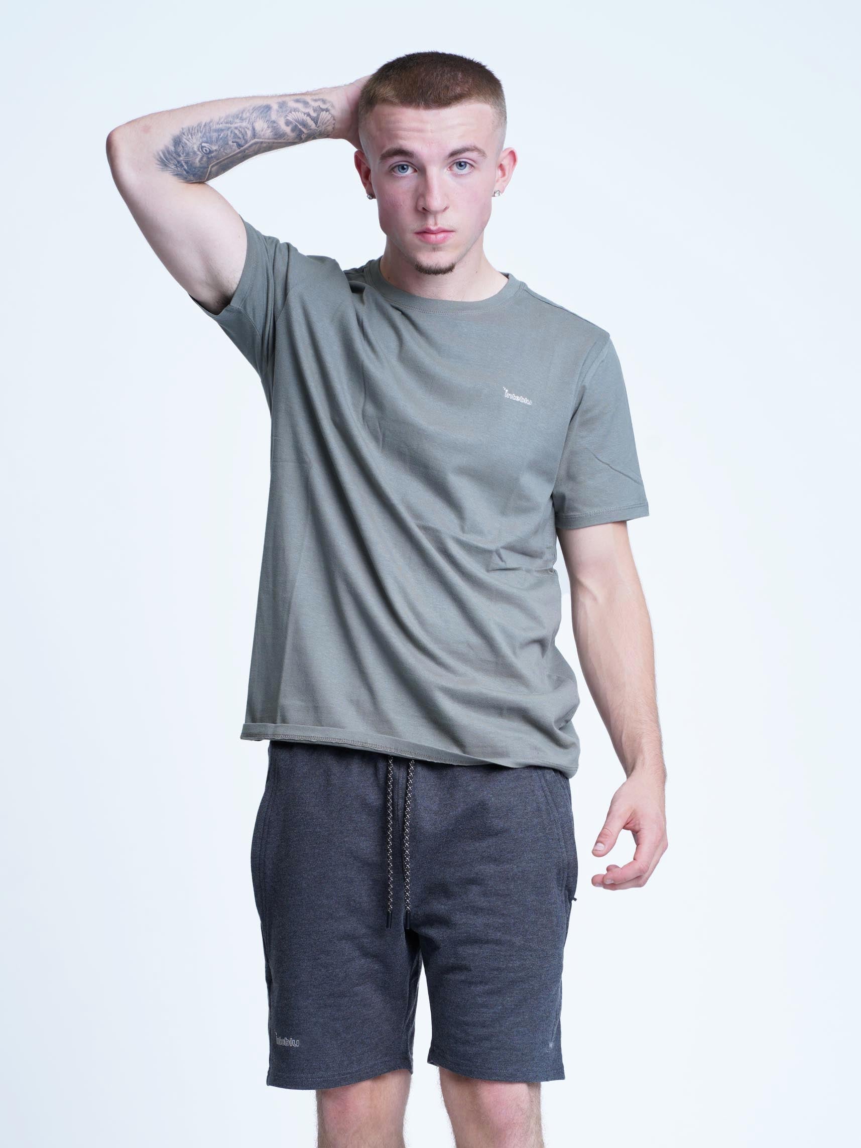Men's Slim-Fit Cotton T-Shirt - inteblu